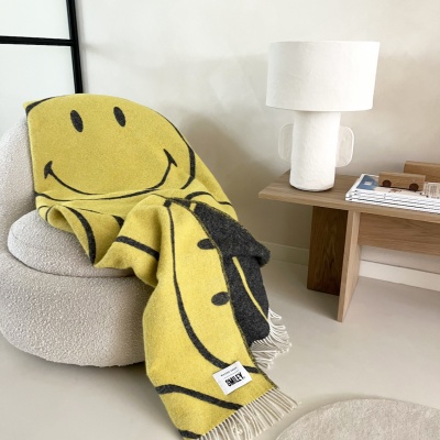 Smiley® Blanket Yellow